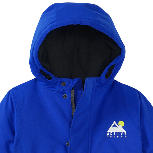 Effen baby-sneeuwjack