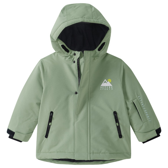 Effen baby-sneeuwjack