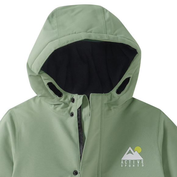 Effen baby-sneeuwjack