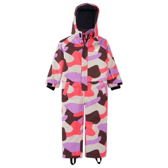 Mädchen Schneeoverall mit Allover-Muster