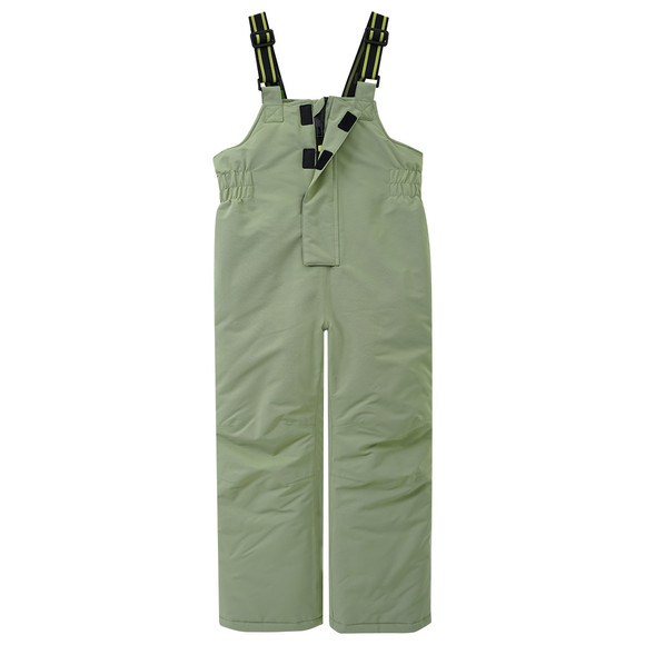 Sneeuwbroek met bretels voor kinderen olijf