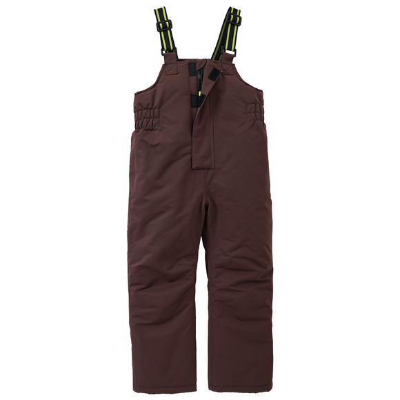 Sneeuwbroek met bretels voor kinderen bruin