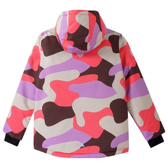 Meisjes sneeuwjas met all-over patroon