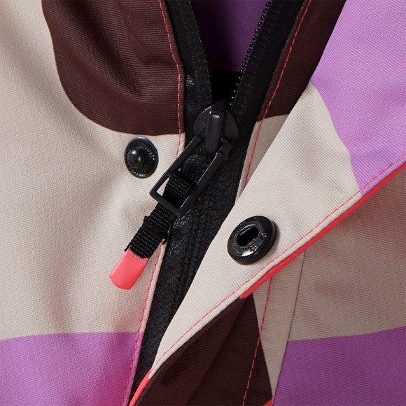 Meisjes sneeuwjas met all-over patroon