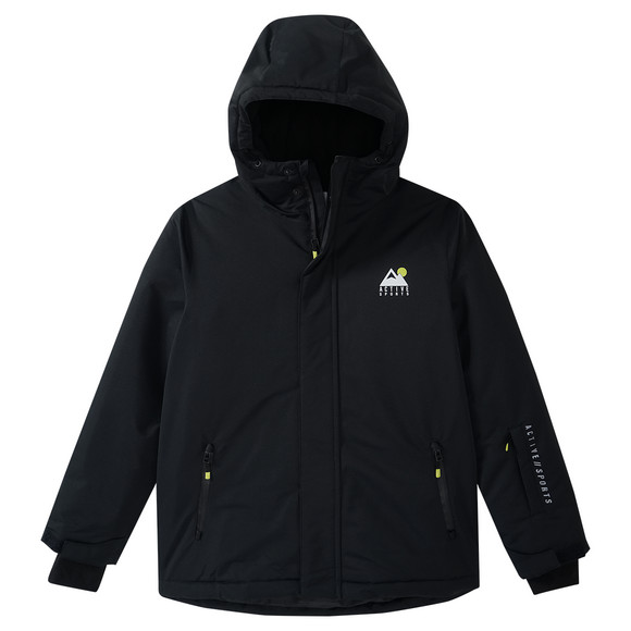 Effen gekleurd kinder sneeuwjack