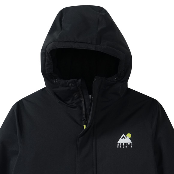 Effen gekleurd kinder sneeuwjack