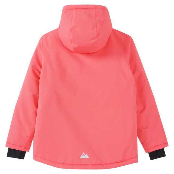 Effen gekleurd Meisjes sneeuwjack