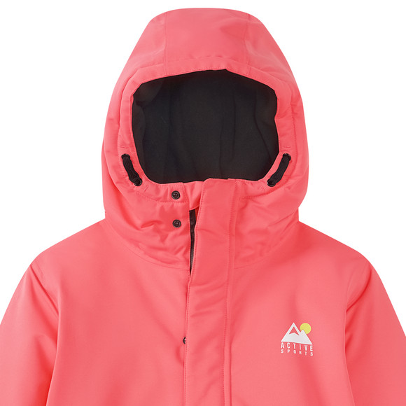 Effen gekleurd Meisjes sneeuwjack