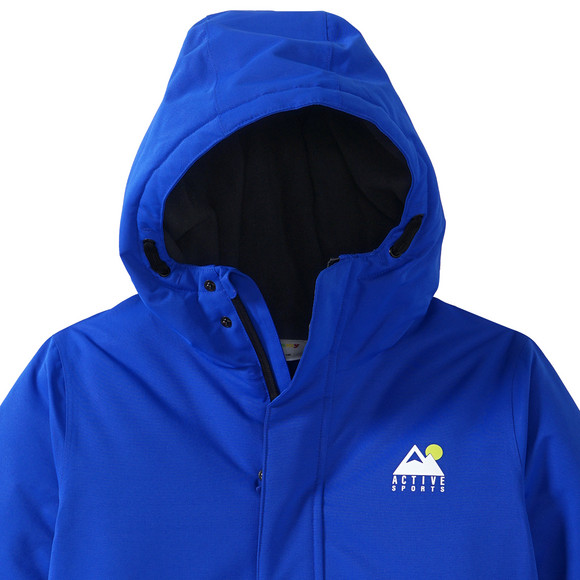 Effen gekleurd kinder sneeuwjack