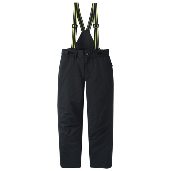Sneeuwbroek met bretels voor kinderen zwart