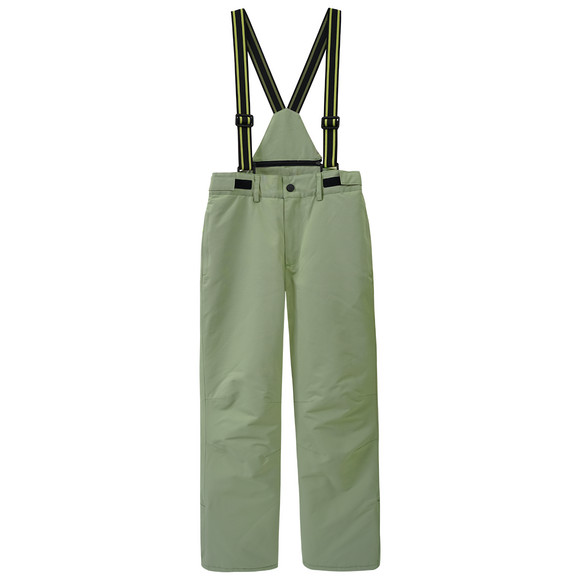 Sneeuwbroek met bretels voor kinderen olijf