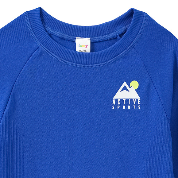 Thermoshirt voor jongens in naadloze look