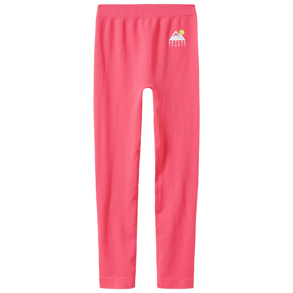 Thermische legging voor meisjes roze