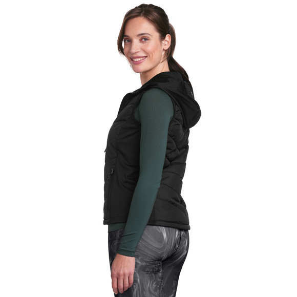 Sportgilet voor dames met capuchon