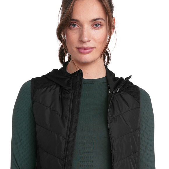 Sportgilet voor dames met capuchon