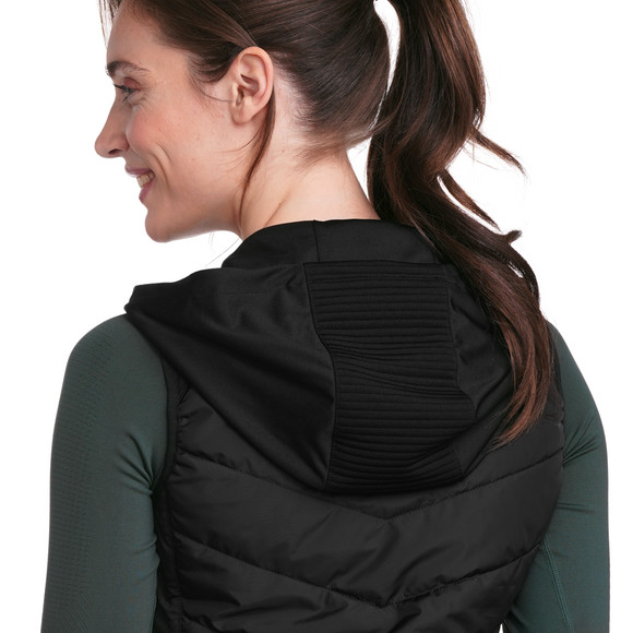 Sportgilet voor dames met capuchon