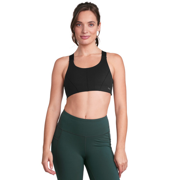 Damen Sport-Bustier unifarben