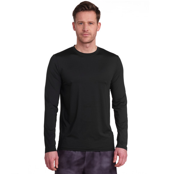 Herren Sport-Langarmshirt im Basic-Look