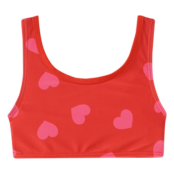 Mädchen Bikini mit Herz-Allover