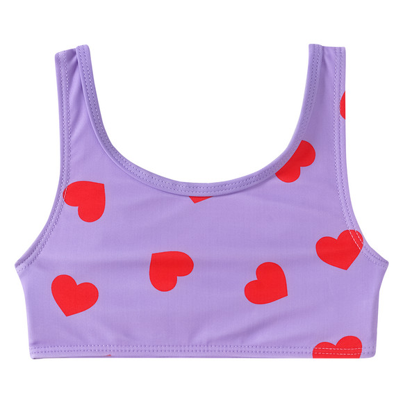 Mädchen Bikini mit Herz-Allover
