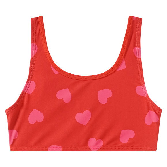 Mädchen Bikini mit Herz-Allover
