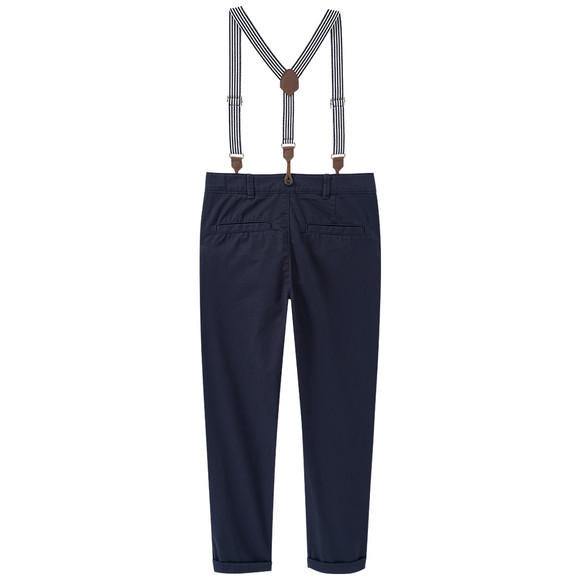 Jungen Chinohose mit Hosenträgern