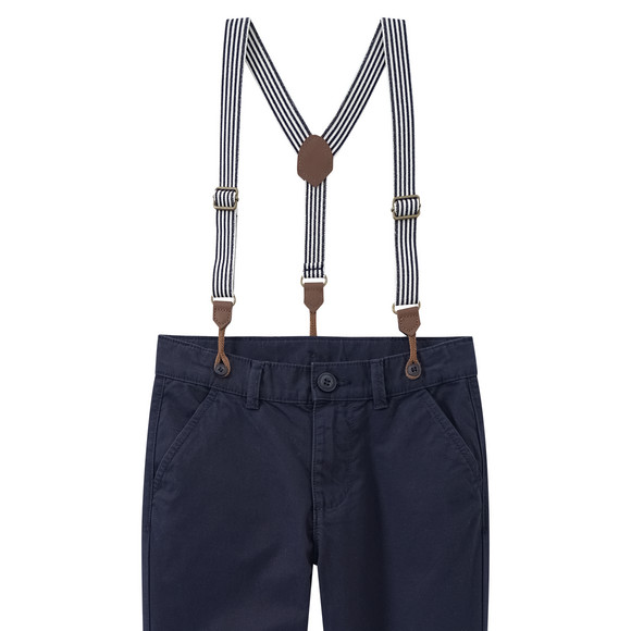 Jungen Chinohose mit Hosenträgern