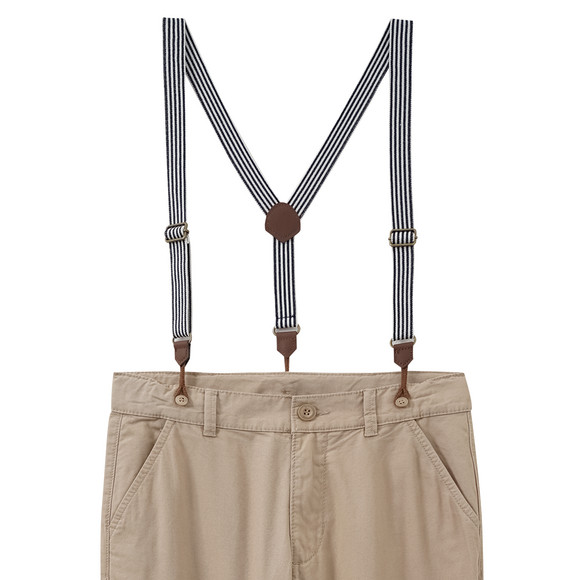 Jungen Chinohose mit Hosenträgern