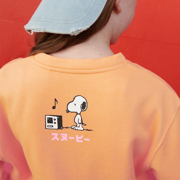 Peanuts Sweatshirt mit Brust-Print