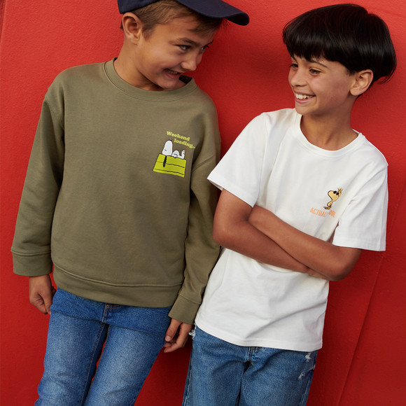 Peanuts Sweatshirt mit Rückenprint
