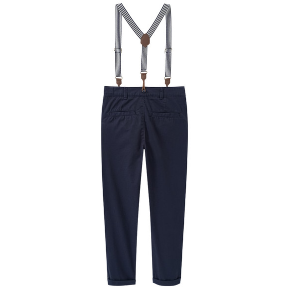 Jungen Chinohose mit Hosenträgern