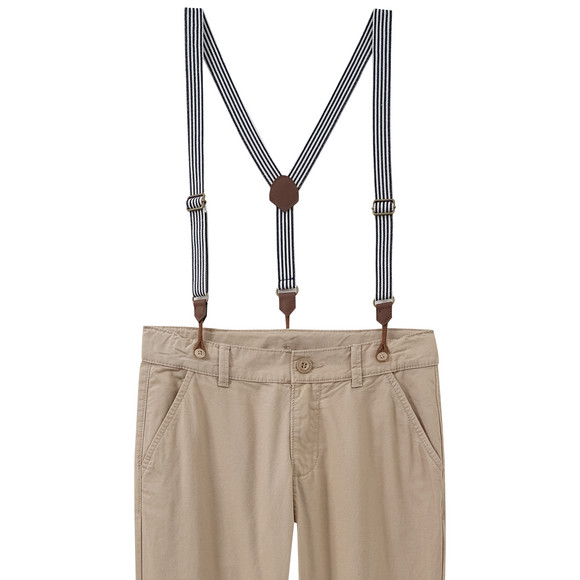 Jungen Chinohose mit Hosenträgern
