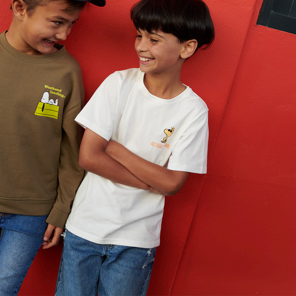 Peanuts T-Shirt mit Rücken-Print