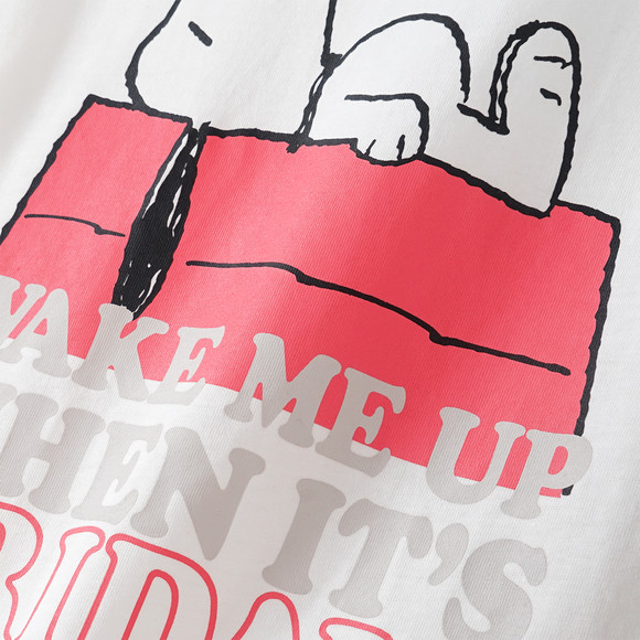 Peanuts T-Shirt mit Brust-Print