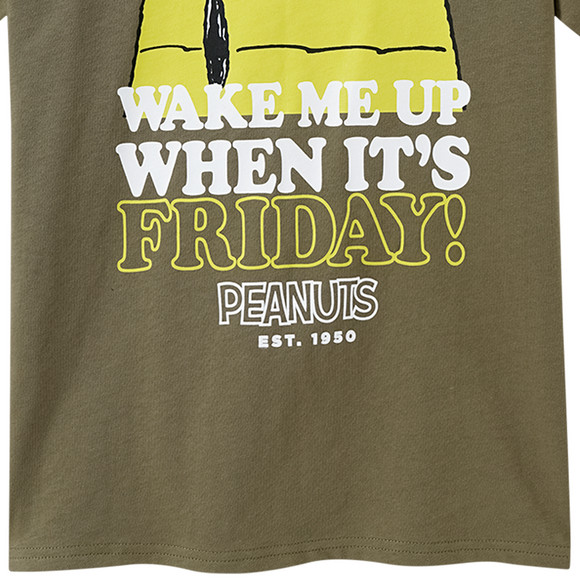Peanuts T-Shirt mit Brust-Print