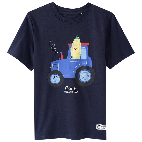 Jungen T-Shirt mit Traktor-Print