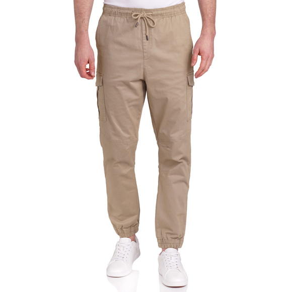 Effen cargobroek voor heren