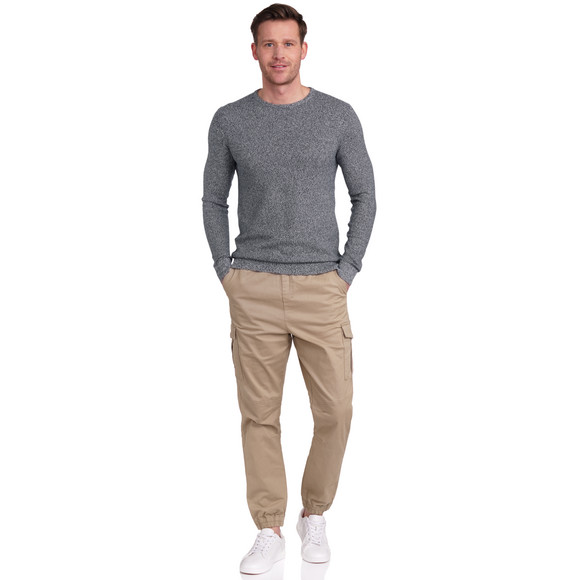 Effen cargobroek voor heren