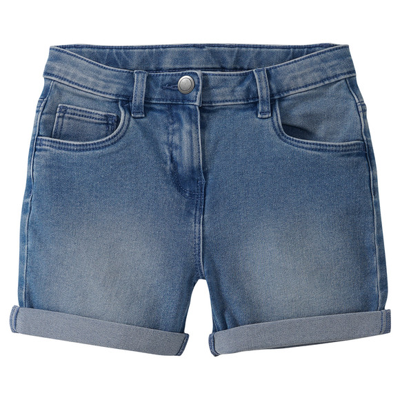 3 Mädchen Jeansshorts im Five-Pocket-Style