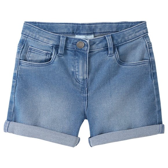 3 Mädchen Jeansshorts im Five-Pocket-Style