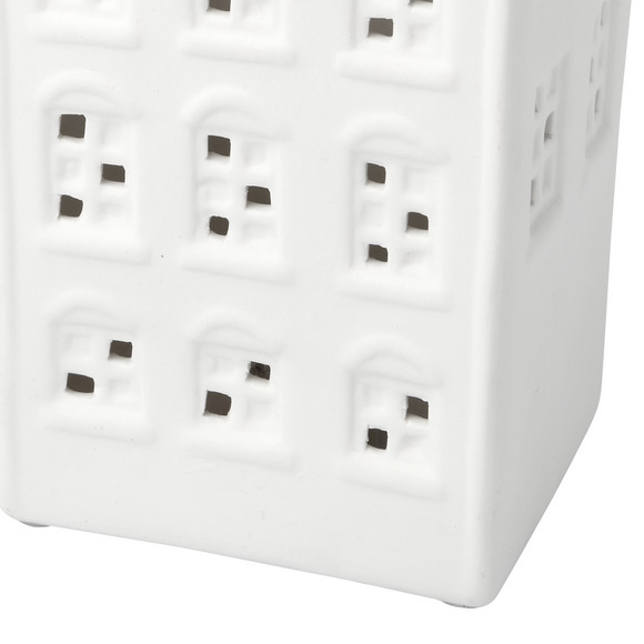 LED decoratief huis van porselein