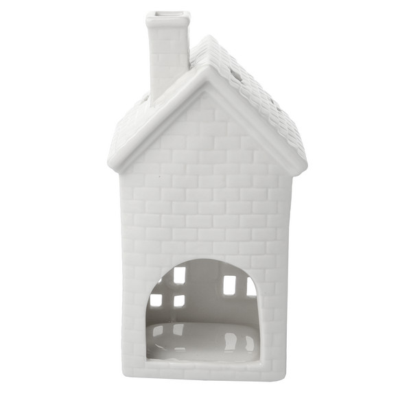 Groot decoratief huis van keramiek