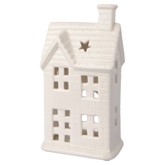 Groot decoratief huis van keramiek