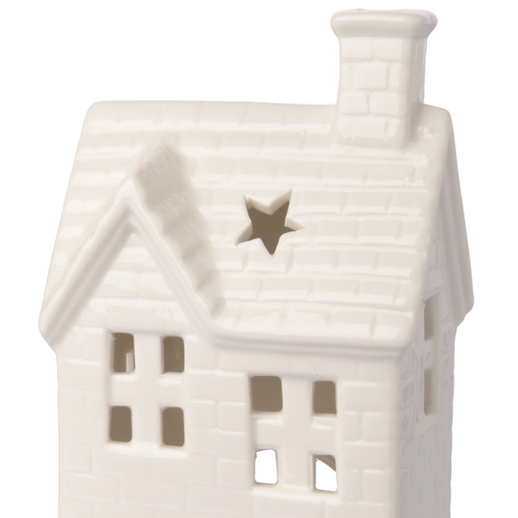 Groot decoratief huis van keramiek