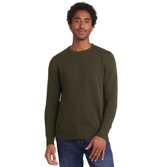 Herren Strickpullover mit Struktur