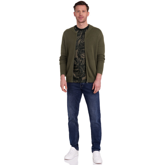 Herren Strickjacke mit Reißverschluss