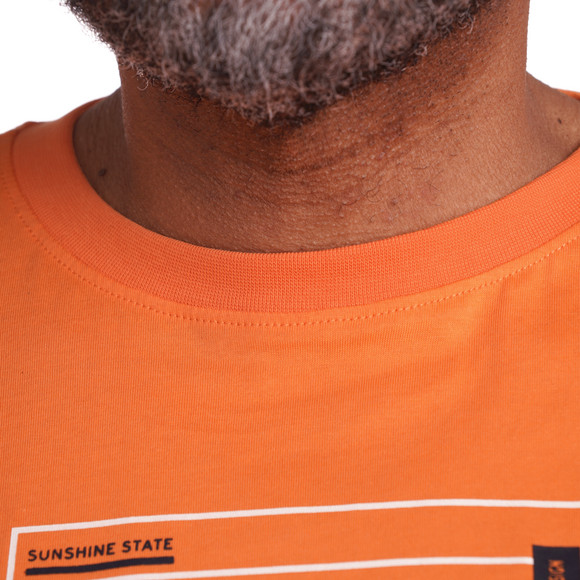 Herren-T-Shirt mit großem Print