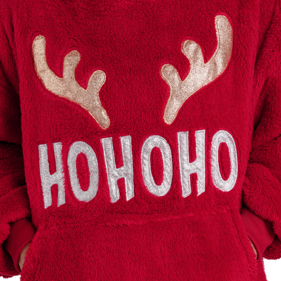 Capuchondeken voor dames in Kerstsfeer