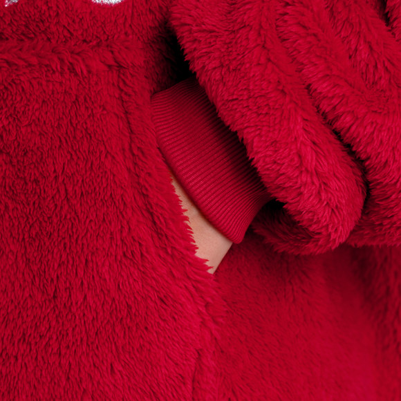 Capuchondeken voor dames in Kerstsfeer