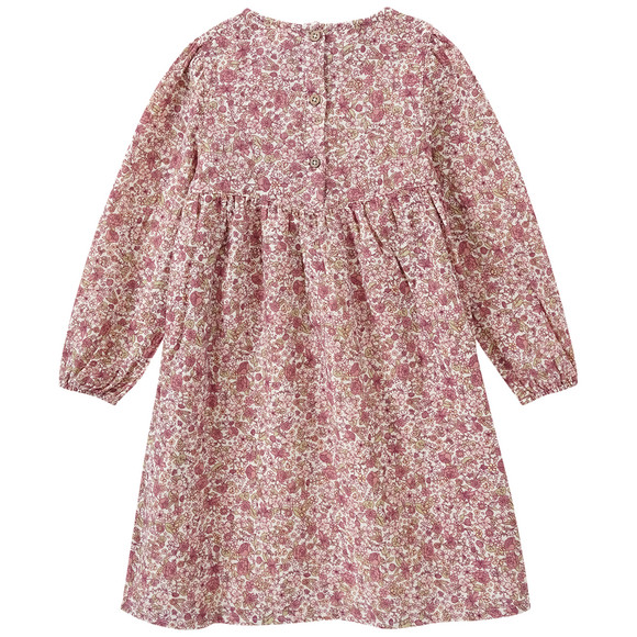 Mädchen Musselin-Kleid mit Blümchen